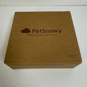 PetSnowy SNOW+ Replacement Water Filters Pet 3-Pack Water Fountain PS-069 New